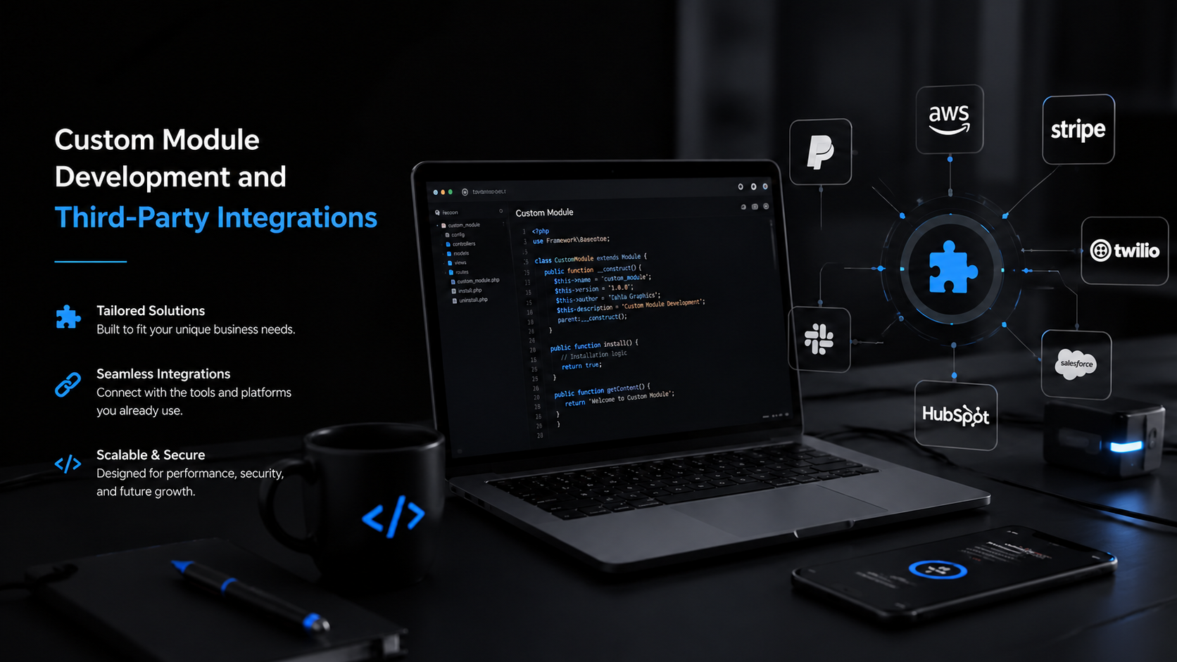 Custom Module Development and Third-Party Integrations